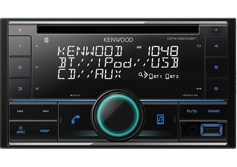 Kenwood DPX 5200BT kaina ir informacija | Automagnetolos, multimedija | pigu.lt