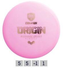 Диск для гольфа Discmania Midrange Driver Neo Origin  5/5/-1/1 Розовый цена и информация | Диск-гольф | pigu.lt