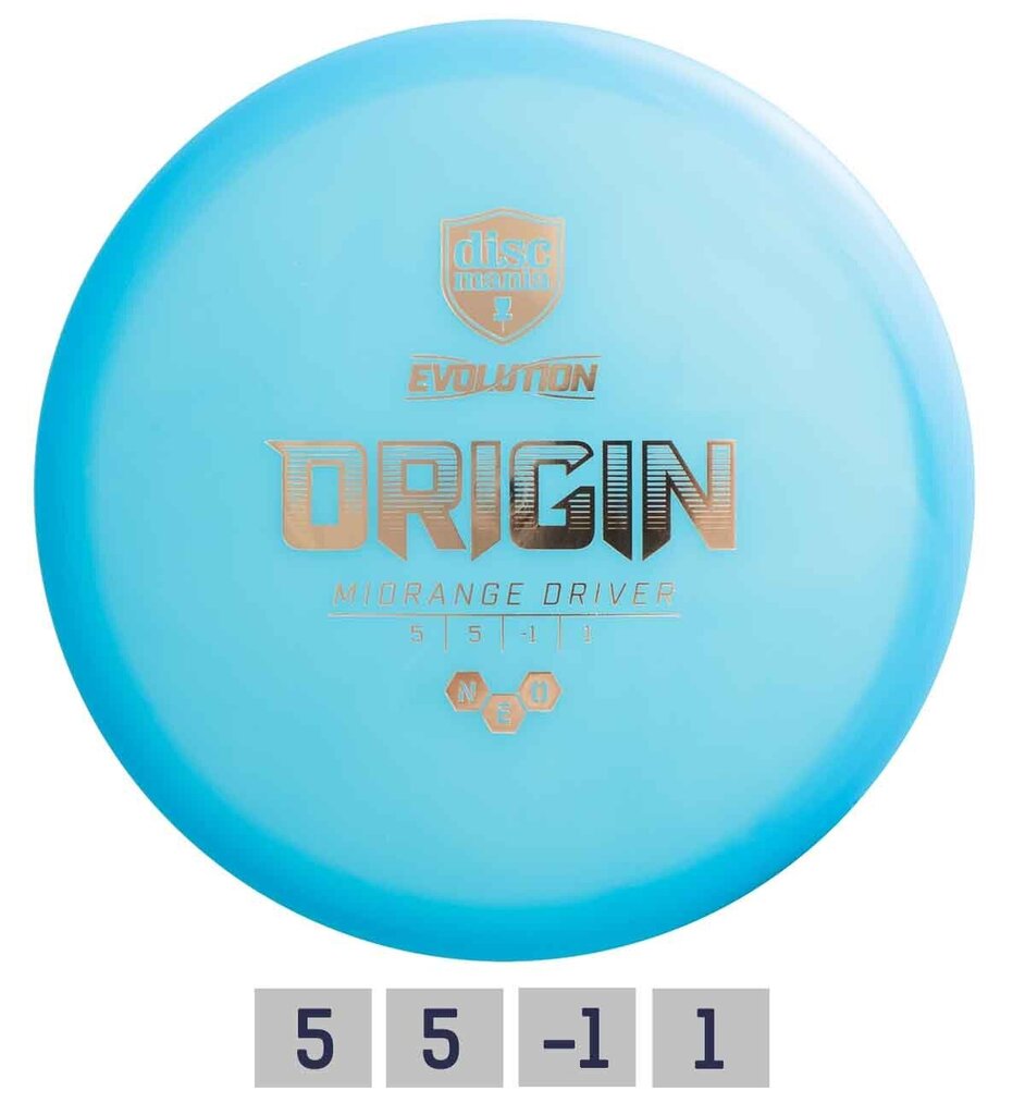 Diskas Midrange Driver NEO ORIGIN 5/5/-1/1 kaina ir informacija | Diskgolfas | pigu.lt