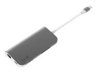 Cropmark LMP USB-C mini Dock HDMI 3x USB kaina ir informacija | Adapteriai, USB šakotuvai | pigu.lt