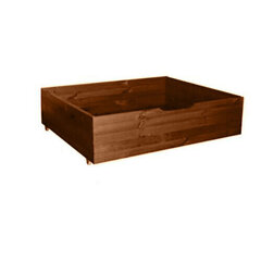Ящик для белья из цельного дерева цена и информация | Выдвижные ящики, ящики для постельного белья | pigu.lt