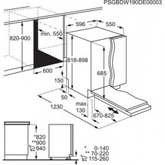 AEG FSK73768P kaina ir informacija | Indaplovės | pigu.lt