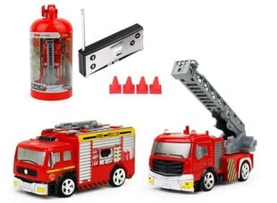 Radijo bangomis valdomas automobilis Mini Firetruck 1:58 kaina ir informacija | Žaislai berniukams | pigu.lt