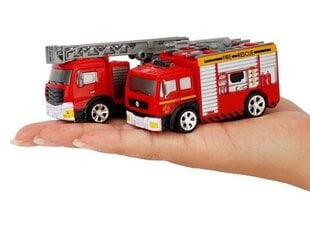 Radijo bangomis valdomas automobilis Mini Firetruck 1:58 kaina ir informacija | Žaislai berniukams | pigu.lt