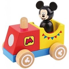 Деревянный поезд с Мики Маусом цена и информация | Игрушки для мальчиков | pigu.lt