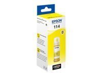 Spausdintuvo dažų papildymas Epson Ecotank 114 70 ml, geltona kaina ir informacija | Kasetės rašaliniams spausdintuvams | pigu.lt