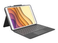 Laidinė klaviatūra LOGI Combo Touch - iPad Air 3rd gen PAN 920-009644 kaina ir informacija | Klaviatūros | pigu.lt