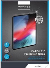 VIVANCO Protection Glass iPad Pro 11in цена и информация | Аксессуары для планшетов, электронных книг | pigu.lt