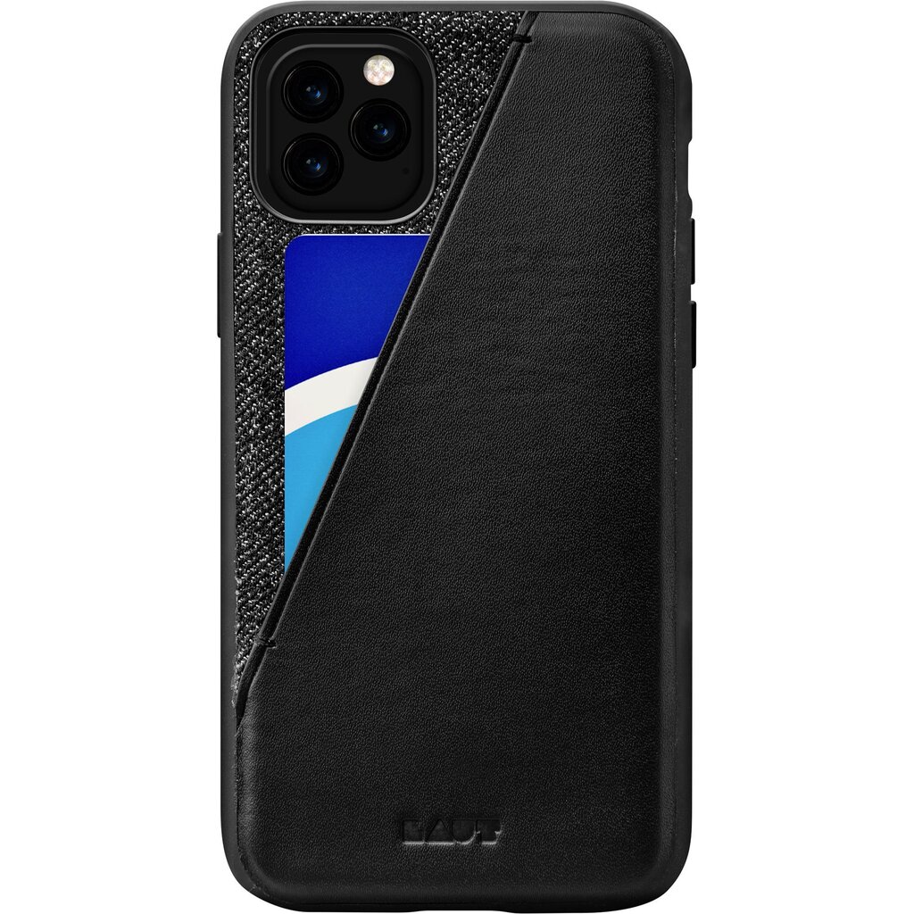 Laut Inflight Card Case, skirtas Apple iPhone 11 Pro Max, juodas kaina ir informacija | Telefono dėklai | pigu.lt