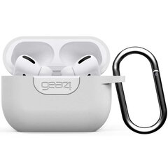 Apple Airpods apsauginis silikoninis dėklas, skirtas ausinių dėklui GEAR4 Apollo Apple Airpod Pro, baltas. kaina ir informacija | Ausinės | pigu.lt