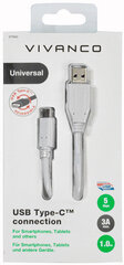 Vivanco cable USB-C - USB 3.1 1m (37560) цена и информация | Кабели для телефонов | pigu.lt