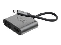 Адаптер Linq 4in1 USB-C цена и информация | Адаптеры, USB-разветвители | pigu.lt