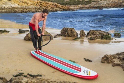 Pripučiama banglentė Bestway Hydro-Force Surf 243x57x7 cm цена и информация | Irklentės, vandens slidės ir atrakcionai | pigu.lt