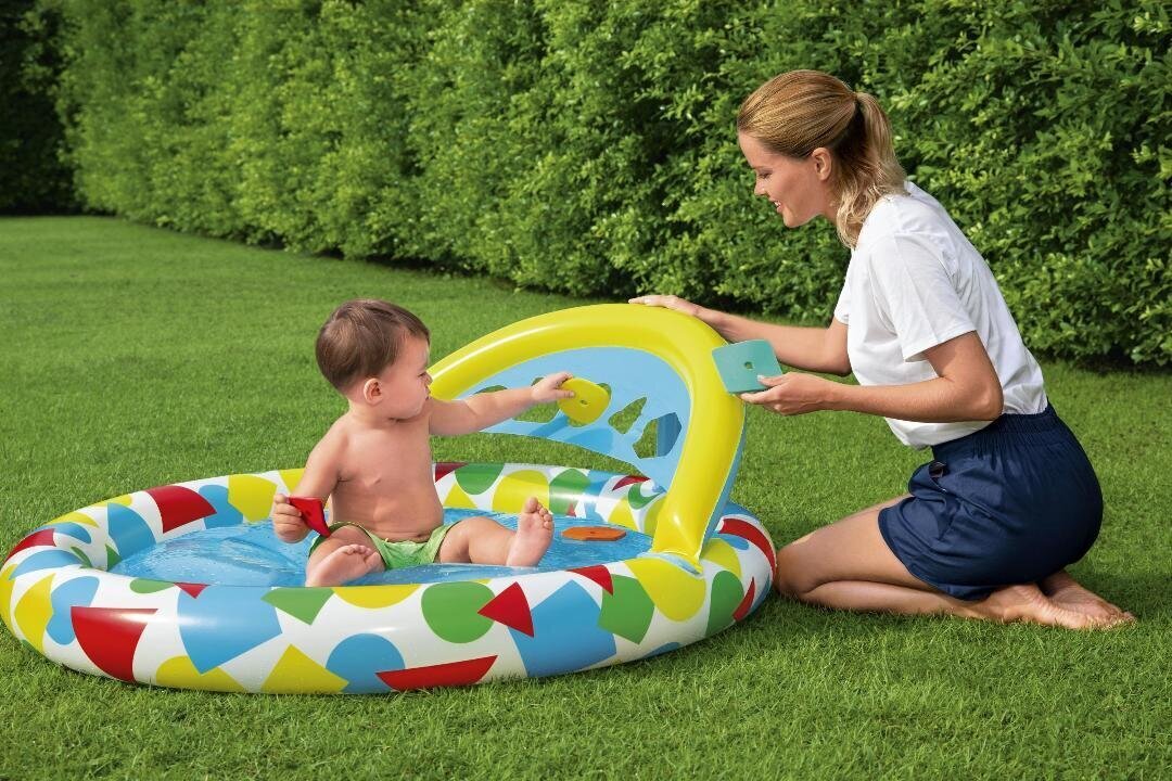 Pripučiamas baseinas Bestway Splash & Learn, 120x117x46 cm цена и информация | Baseinai | pigu.lt