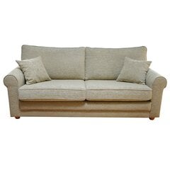 Sofa-lova Greta 3S, smėlio spalvos kaina ir informacija | Sofos | pigu.lt