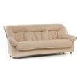 Sofa-lova Spencer 3K, smėlio spalvos