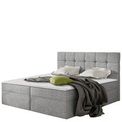 Континентальная кровать Nele, 160x200 см, коричневый цена и информация | Кровати | pigu.lt
