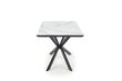 Išskleidžiamas stalas Halmar Diesel, baltas/juodas kaina ir informacija | Virtuvės ir valgomojo stalai, staliukai | pigu.lt