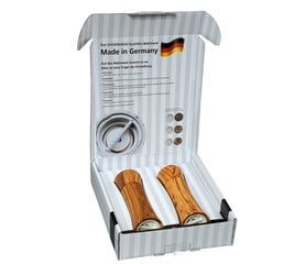 Malūnėlių rinkinys Frankfurt 18cm 023046 kaina ir informacija | Prieskonių indeliai, malūnėliai | pigu.lt