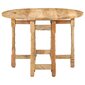 Valgomojo stalas, 110x76 cm, rudas kaina ir informacija | Virtuvės ir valgomojo stalai, staliukai | pigu.lt