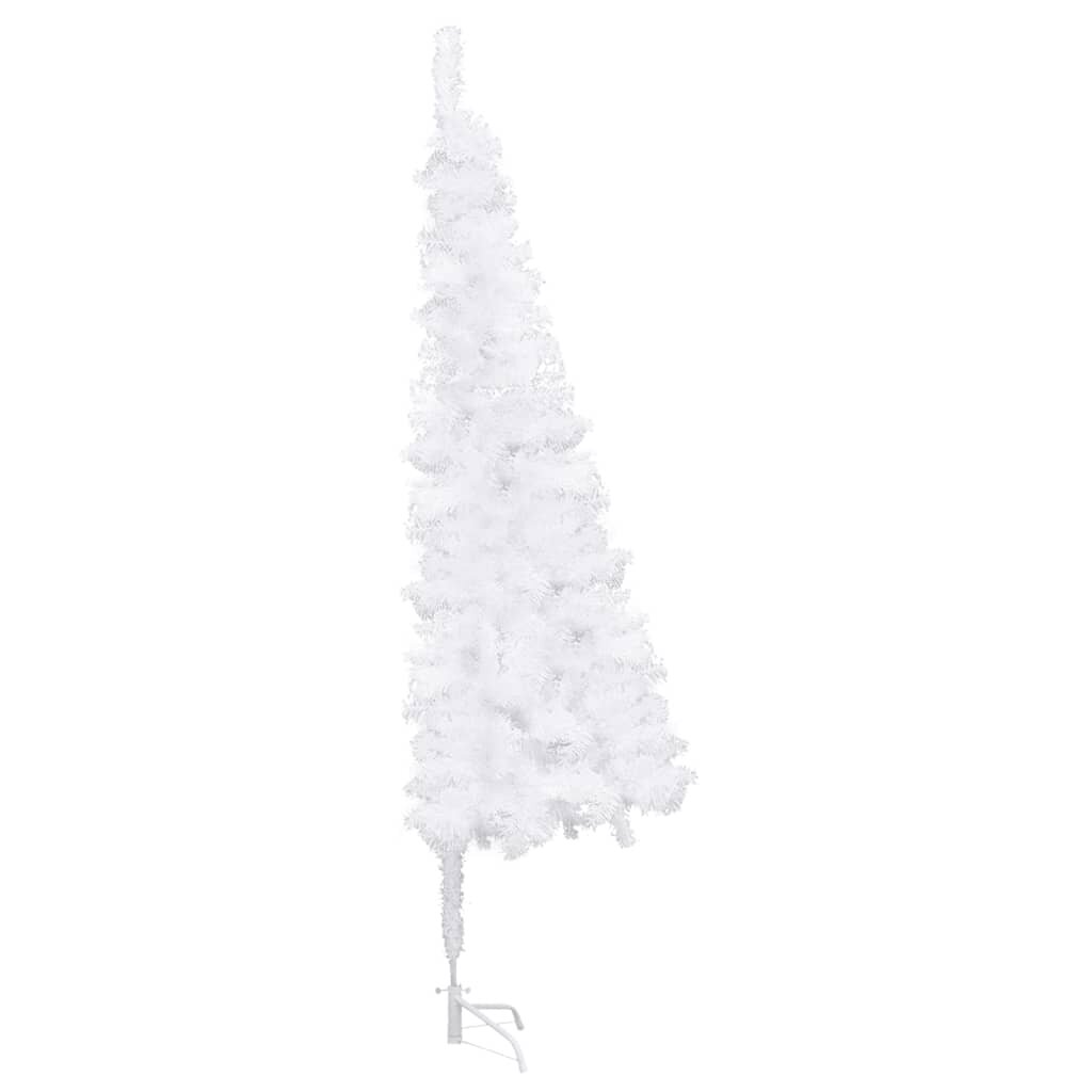 Dirbtinė kampinė Kalėdų eglutė vidaXL, 210 cm, PVC kaina ir informacija | Eglutės, vainikai, stovai | pigu.lt