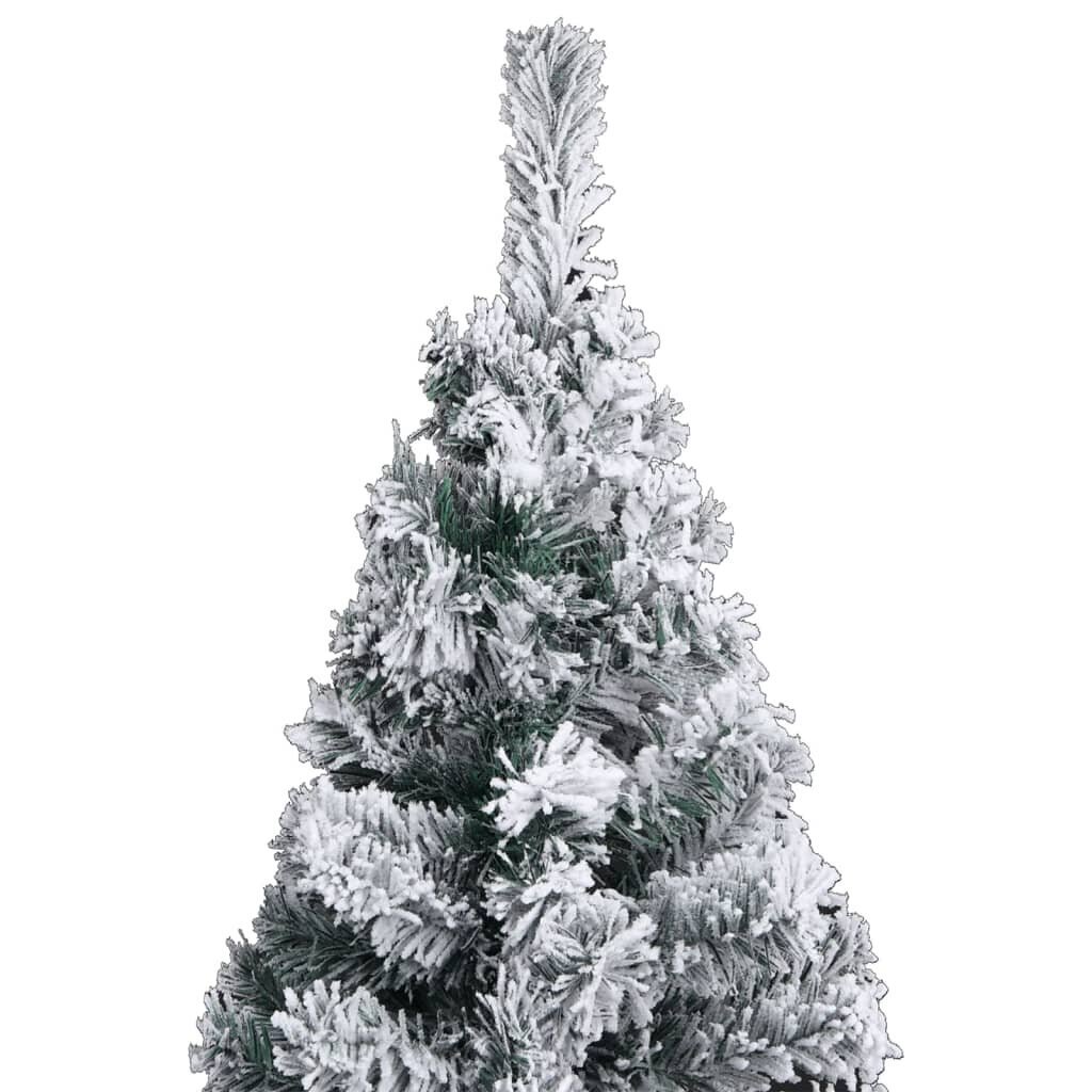Dirbtinė Kalėdų eglutė su sniegu, žalia, 120cm, PVC kaina ir informacija | Eglutės, vainikai, stovai | pigu.lt