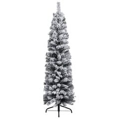 Dirbtinė Kalėdų eglutė su sniegu, žalia, 120cm, PVC цена и информация | Искусственные елки | pigu.lt