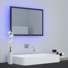 Veidrodis vidaXL LED 60, pilkas kaina ir informacija | Vonios veidrodžiai | pigu.lt