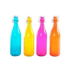 DKD Home Decor buteliai, 1000 ml, 4 vnt kaina ir informacija | Taurės, puodeliai, ąsočiai | pigu.lt