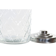 DKD Home Decor maisto saugojimo indas, stiklas, 16.4 x 16.4 x 26 cm kaina ir informacija | Maisto saugojimo  indai | pigu.lt