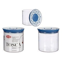 Контейнер для сыпучих продуктов Stefanplast Tosca, синий, пластиковый, 700 мл цена и информация | Посуда для хранения еды | pigu.lt