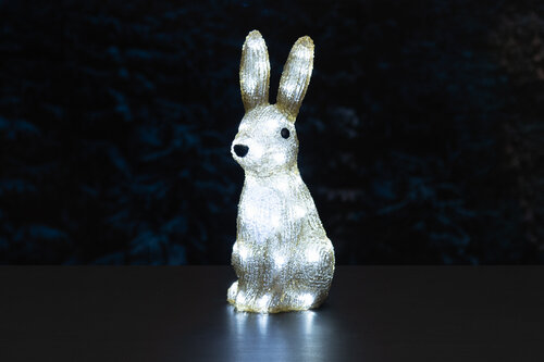 Рождественская декорация Кролик, 32 см цена и информация | Рождественские украшения | pigu.lt