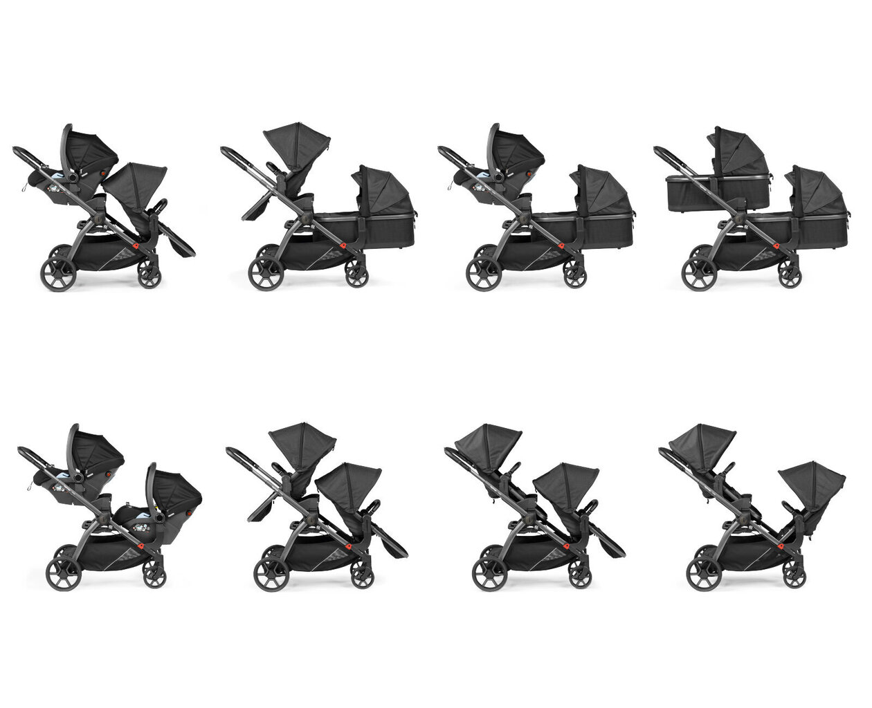 Peg Perego adapteris Double Adapter Ypsi kaina ir informacija | Vežimėlių priedai | pigu.lt