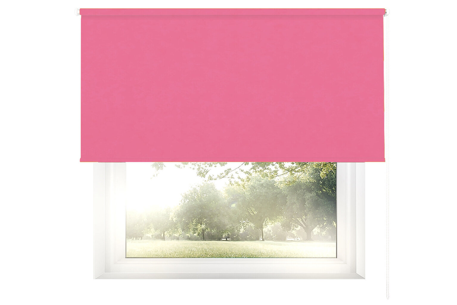 Sieninis roletas su audiniu Dekor 170x170 cm, d-08 Rožinė kaina ir informacija | Roletai | pigu.lt
