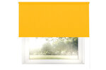 Настенный тканевый ролет Dekor 220x170 см, d-17 желтый