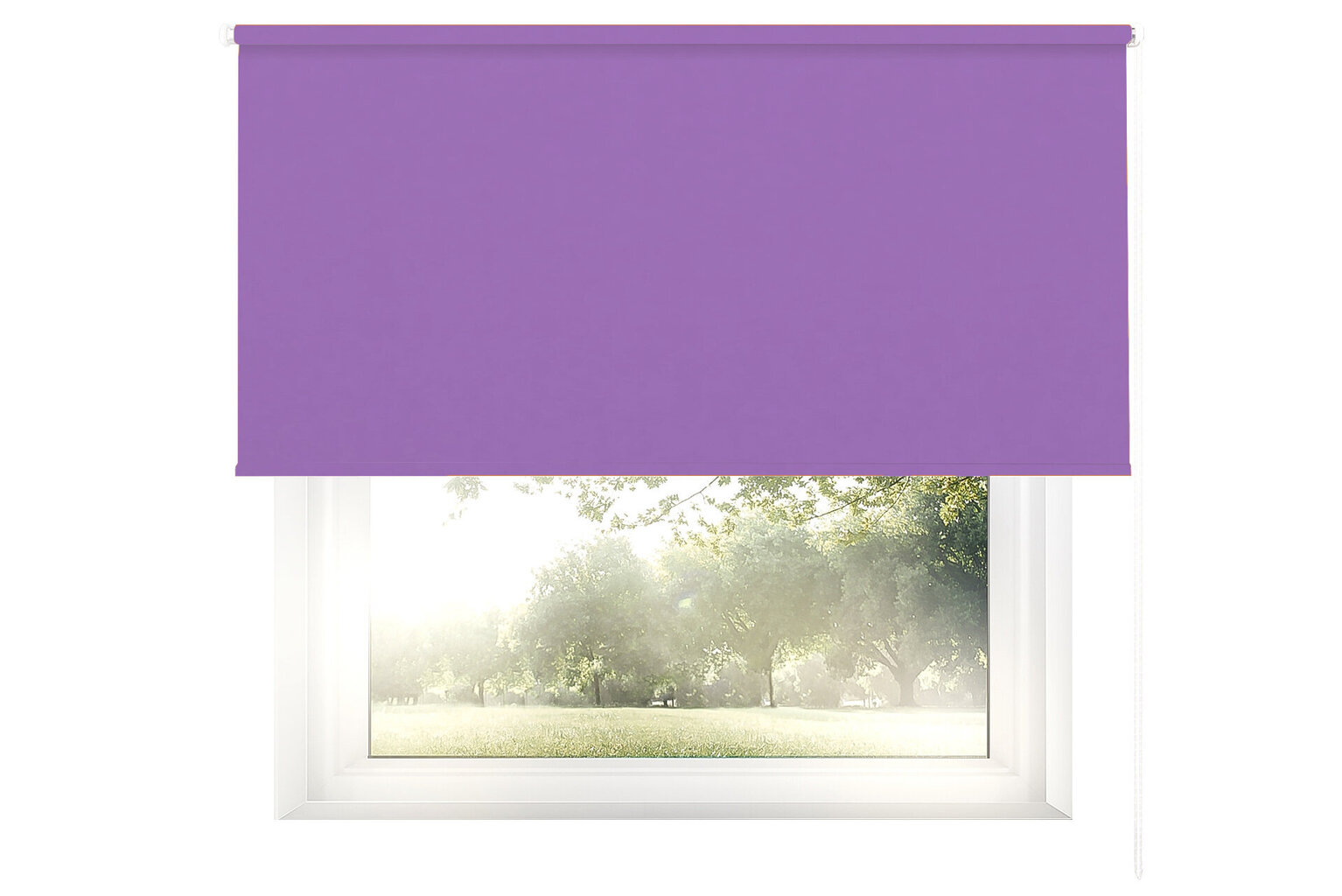 Sieninis roletas su audiniu Dekor 170x170 cm, d-23 Violetinė kaina ir informacija | Roletai | pigu.lt