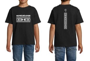 Marškinėliai berniukams Aukštaitukas, juodi цена и информация | Рубашки для мальчиков | pigu.lt
