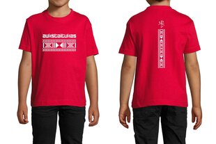 Marškinėliai berniukams Aukštaitukas, raudoni цена и информация | Рубашки для мальчиков | pigu.lt