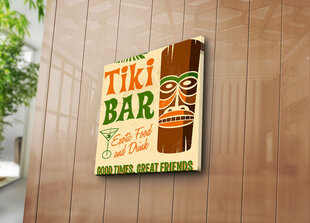 Reprodukcija Tiki Bar цена и информация | Репродукции, картины | pigu.lt