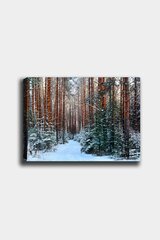 Репродукция Зима в лесу цена и информация | Репродукции, картины | pigu.lt