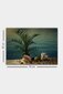 Reprodukcija Palmė ir kriauklės paplūdimyje kaina ir informacija | Reprodukcijos, paveikslai | pigu.lt