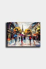 Репродукция Люди с зонтиками в Париже цена и информация | Репродукции, картины | pigu.lt