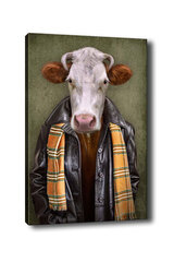 Reprodukcija Karvė su rūbais kaina ir informacija | Reprodukcijos, paveikslai | pigu.lt