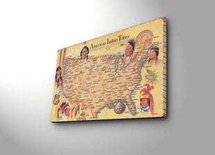 Репродукция Индейские племена цена и информация | Репродукции, картины | pigu.lt