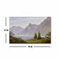 Reprodukcija Kalnų ežeras, rytas (Kasparas Davidas Frydrichas) цена и информация | Reprodukcijos, paveikslai | pigu.lt