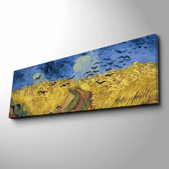 Reprodukcija Kviečių laukas su varnais (Van Gogh) kaina ir informacija | Reprodukcijos, paveikslai | pigu.lt