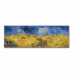 Reprodukcija Kviečių laukas su varnais (Van Gogh) kaina ir informacija | Reprodukcijos, paveikslai | pigu.lt