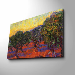 Репродукция Olive Grove with Orange Sky (Vincent Van Gogh) цена и информация | Репродукции, картины | pigu.lt