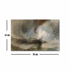 Репродукция Snow Storm: Steam-Boat off a Harbour's Mouth (J. M. W. Turner) цена и информация | Репродукции, картины | pigu.lt
