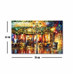 Reprodukcija Misty cafe (Leonid Afremov) kaina ir informacija | Reprodukcijos, paveikslai | pigu.lt